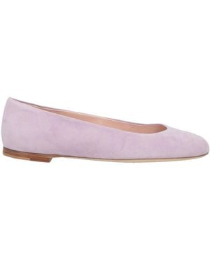 LALY HARPER Lilac Ballet Flats Leather - Pink