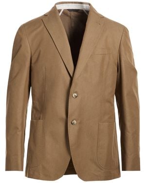 Tombolini Blazer Cotton, Silk - Brown