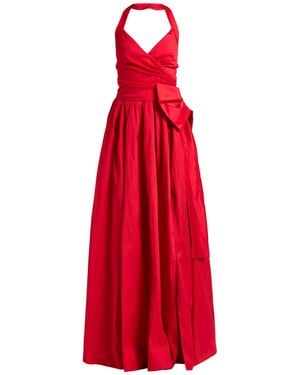 Babylon Maxi Dress Polyester - Red