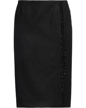 N°21 Midi Skirt Wool, Polyamide, Elastane, Glass, Polyester - Black
