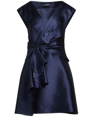 Alberta Ferretti Mini Dress Polyester, Silk - Blue