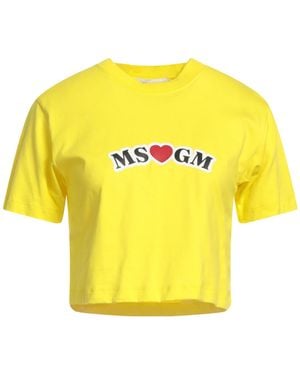 MSGM T-shirt - Yellow