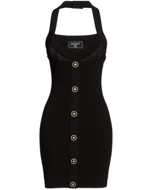 Balmain Mini Dress - Black