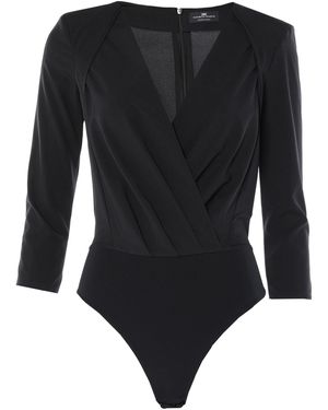 Elisabetta Franchi Bodysuit Polyester, Elastane, Polyamide - Black