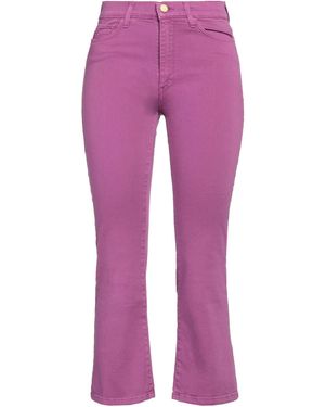 Manila Grace Denim Trousers - Purple