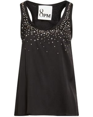 8pm Top Viscose - Black