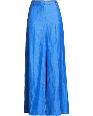 Souvenir Clubbing Privée Pants Linen, Polyester - Blue