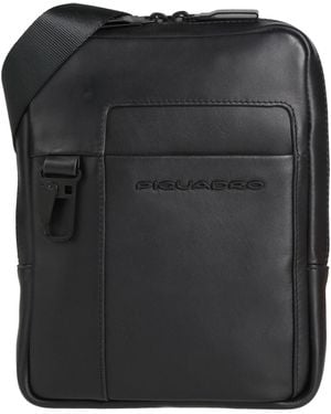 Piquadro Cross-Body Bag Cow Leather, Eva (Ethylene - Black