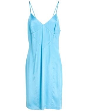 Grifoni Azure Mini Dress Viscose - Blue