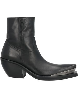 Acne Studios Ankle Boots Leather - Black