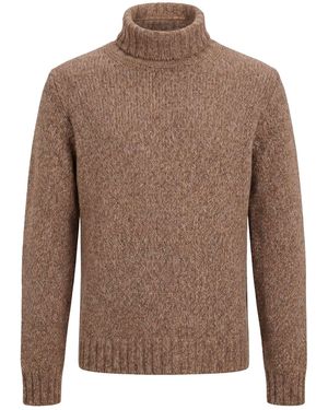 Aragona Turtleneck Baby Alpaca Wool, Merino Wool - Brown