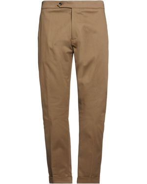 Berwich Khaki Trousers Cotton, Elastane - Natural