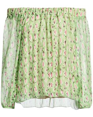 B.yu Light Top Viscose, Silk - Green