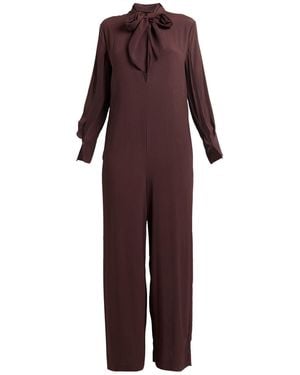 Semicouture Jumpsuit Acetate, Silk - Purple