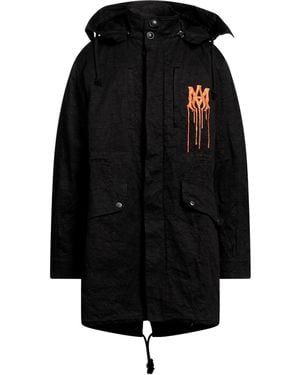 Amiri Overcoat & Trench Coat - Black