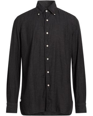Luigi Borrelli Napoli Shirt Cotton, Cashmere - Black