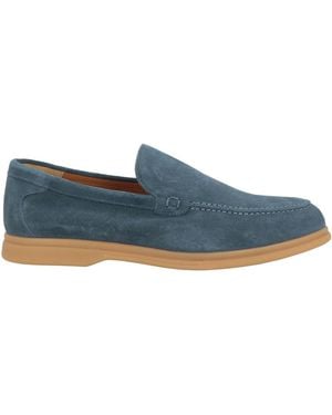 Doucal's Arthur Uomo Loafers Leather - Blue