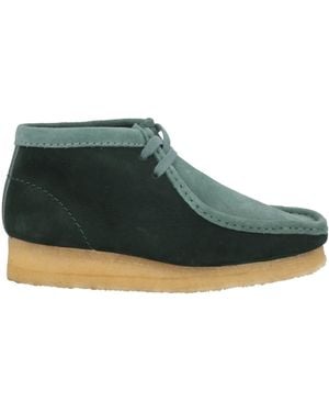Clarks Ankle Boots Leather - Green