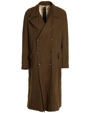 Masnada Camel Coat Wool, Cotton, Metal Fiber - Brown