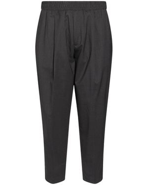 Briglia 1949 Charcoal Pants Virgin Wool, Polyester, Elastane - Gray