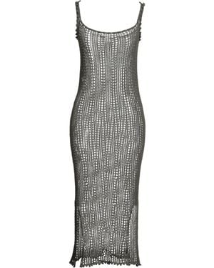 SOLOTRE Midi-Kleid - Grau