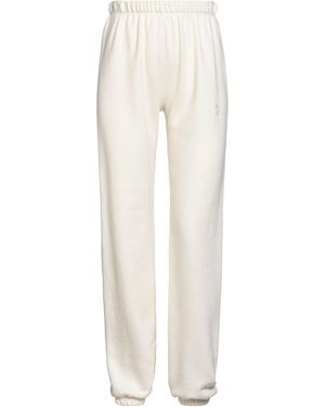 ÉTERNE Cream Trousers Cotton, Modal - White