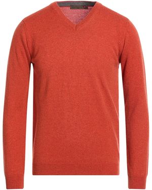 Messagerie Rust Jumper Cashmere - Red