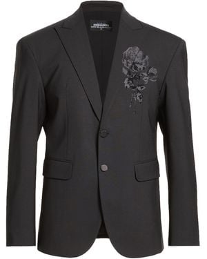 DSquared² Blazer Virgin Wool, Elastane - Black