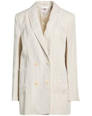 Tommy Hilfiger Blazer Lyocell, Linen - White
