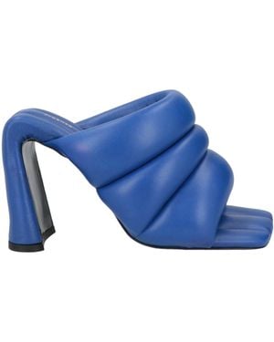 Proenza Schouler Sandals Leather - Blue
