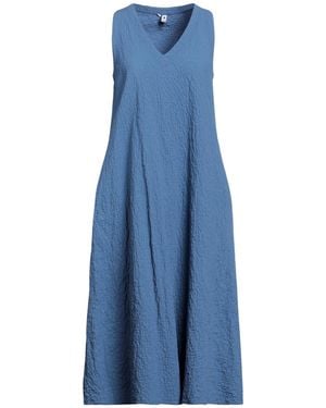 European Culture Midi Dress - Blue