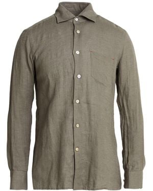 Kiton Shirt Linen - Green