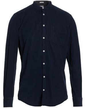 Massimo Alba Midnight Shirt Cotton - Blue