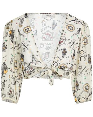 Akep Ivory Top Cotton - White