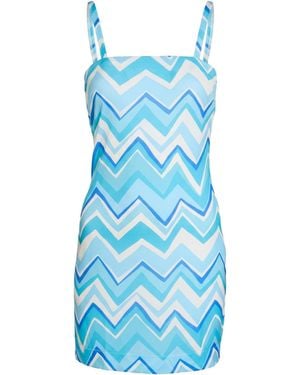 Missoni Azure Mini Dress Polyester, Elastane - Blue