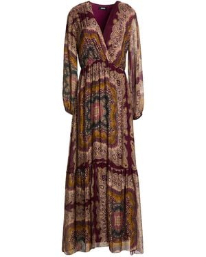 Dixie Maxi Dress Viscose, Silk - Brown