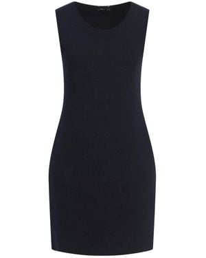 Anneclaire Mini Dress Virgin Wool, Cashmere, Polyamide, Elastane - Blue