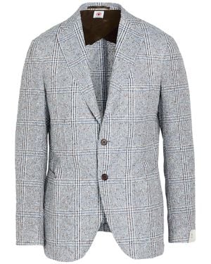 Luigi Borrelli Napoli Sky Blazer Linen, Polyamide - Grey