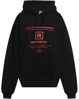 Vetements Sweatshirts - Black