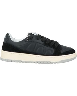 Santha Trainers Leather, Textile Fibres - Black