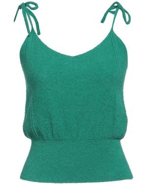 Maison Flâneur Top Cotton, Polyamide, Cashmere - Green