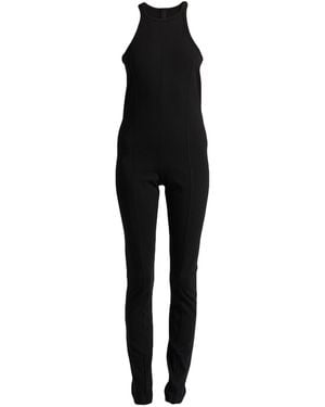 Erika Cavallini Semi Couture Jumpsuit Viscose, Polyamide, Elastane - Black