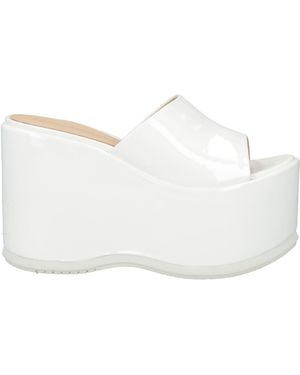 Paloma Barceló Sandals Leather - White