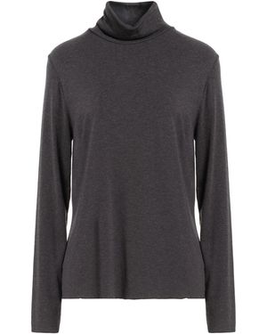 Blue Les Copains Turtleneck Modal, Wool, Elastane - Black