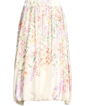 Kontatto Midi Skirt Viscose - White