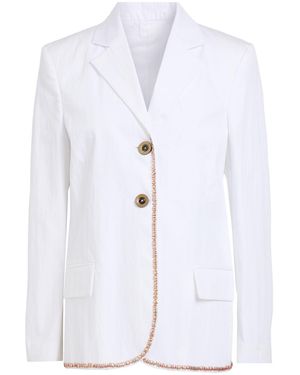 Wales Bonner Blazer Cotton, Polyamide - White