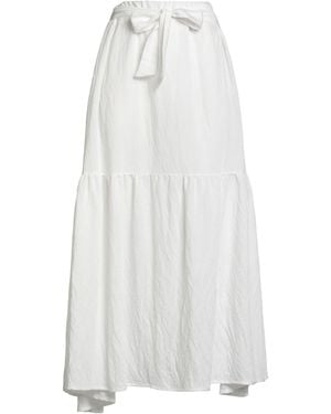 CROCHÈ Midi Skirt - White