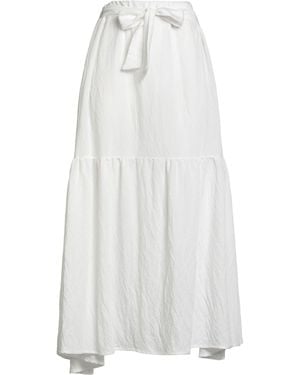 CROCHÈ Midi Skirt - White