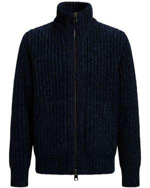 Roberto Collina Cardigan Merino Wool, Alpaca Wool, Polyamide, Cashmere - Blue