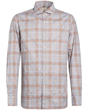 Luigi Borrelli Napoli Shirt Cotton - Blue